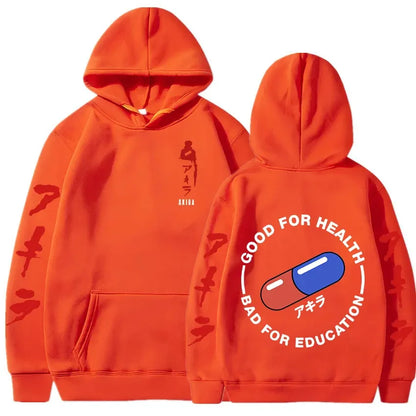 Akira Print: Sweatshirts  Unisex Fashion Sweatshirt Oversized Hoodie long Sleeves Pullover Coat