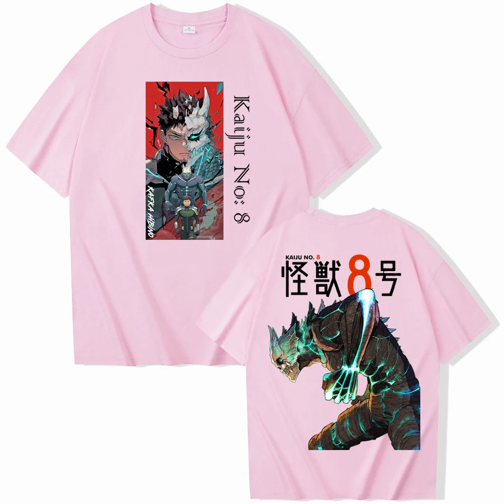 Kaiju No. 8: Kafka Sipino Printed T-shirt Fashion Street Trend Outdoor Sports Breathable Loose Comfortable Soft