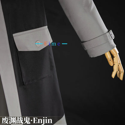 Gachiakuta: Enjin Cosplay Costume Cosplay Clothing Fancy Party Suit Coat Top Pants Halloween Carnival Uniforms Custom Made