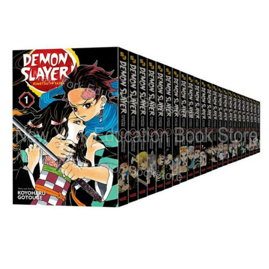 Demon Slayer: 23 Books Anime  Kimetsu No Yaiba Manga Volume 1-23 English Version Comic Book