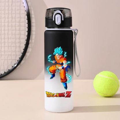 Dragon Ball : 550ml Son Goku SaiyanOutdoor Sports Portable Large Capacity Water Bottle Drinking Water Cup Holiday Childrens Gifts