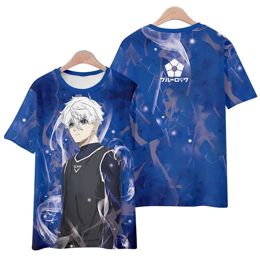 Blue Prison Blue Lock Nagi Seishiro Two Dimensional Women Casual Loose T-shirt Women T-shirt Quick Drying Breathable Comfortable