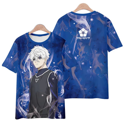 Blue Prison Blue Lock Nagi Seishiro Two Dimensional Women Casual Loose T-shirt Women T-shirt Quick Drying Breathable Comfortable