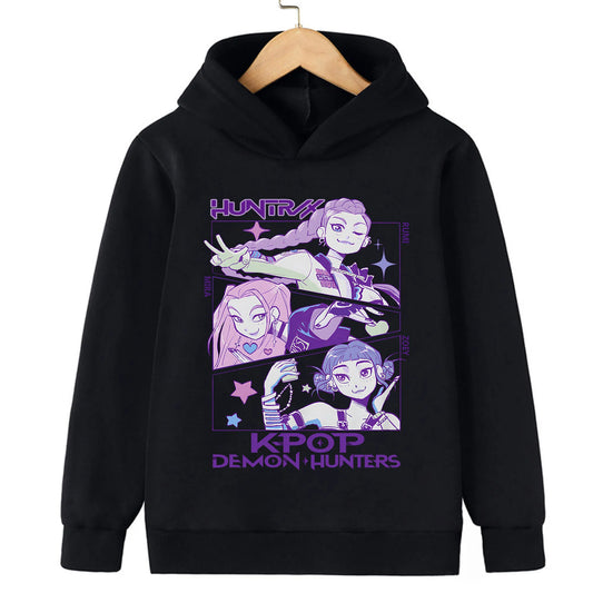 KPop Demon Hunters : Toddler Girl Clothes Demon Hunters Fashion Hoodie Clothes Child Girl Movie New Sweatshirts Casual Tops