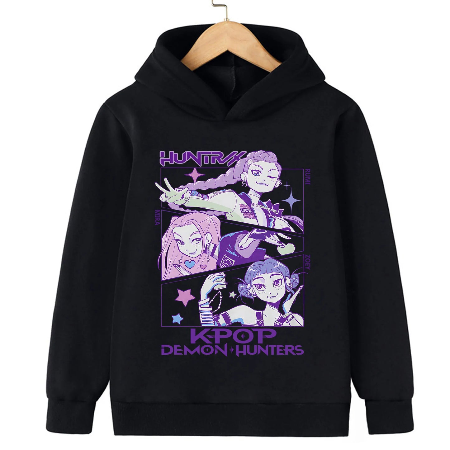 KPop Demon Hunters : Toddler Girl Clothes Demon Hunters Fashion Hoodie Clothes Child Girl Movie New Sweatshirts Casual Tops