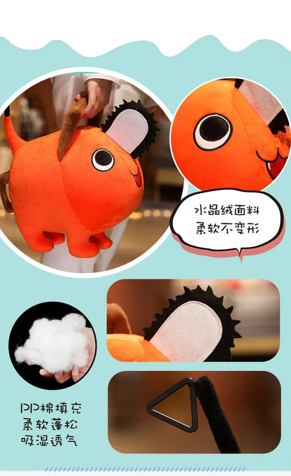 Chainsaw Man: 10-40CM Pochita Plush Plush Doll Cute Stuffed Cartoon Anime Soft Toys Pillow For Kids Xmas Gifts