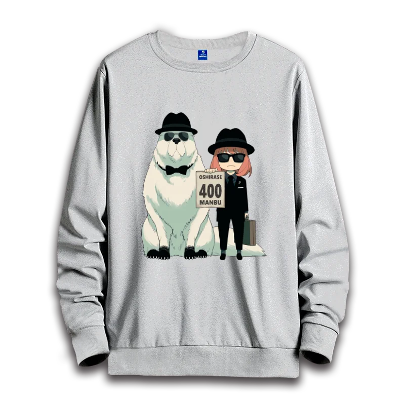Spy x Family: anime sweatshirts  women's round neck top couple round neck hoodie couple loose casual fashion