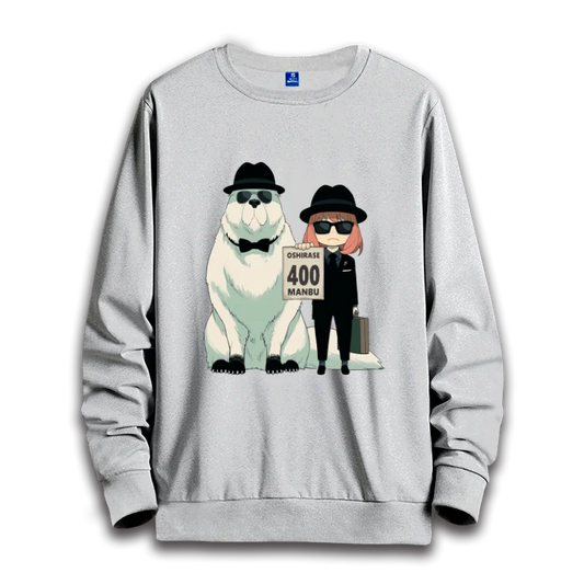 Spy x Family: anime sweatshirts  women's round neck top couple round neck hoodie couple loose casual fashion