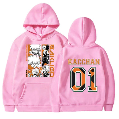 My Hero Academia: Bakugou Katsuki Print Hoodies Women Men Spring Autumn Fashion Pullovers Ladies Hooded Long Sleeve Sweatshirt