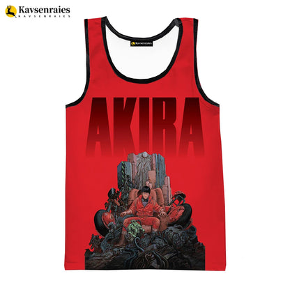 Akira: 3D Printed Tank Tops Harajuku Style Streetwear