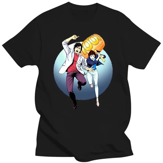 City Hunter: Funny Novelty Casual T-shirt Pop Style Skate Unisex Men men Top Tee Ryo Saeba Is A Lascivious  T Shirt