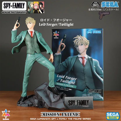 Spy x Family: Official SEGA Toy PM Series CODE White Movie Winter Outfit Statue Model Anya Yor Loid Forger Figure Anime Collectible