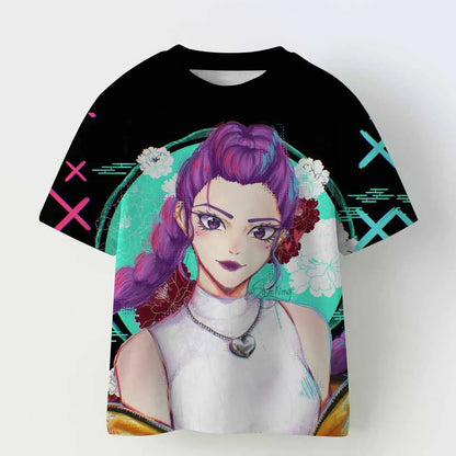 K Pop Demon Hunters: Children's T-shirts, fashionable T-shirts with movie themes, Short-Sleeved Fun T-shirt as a Gift"