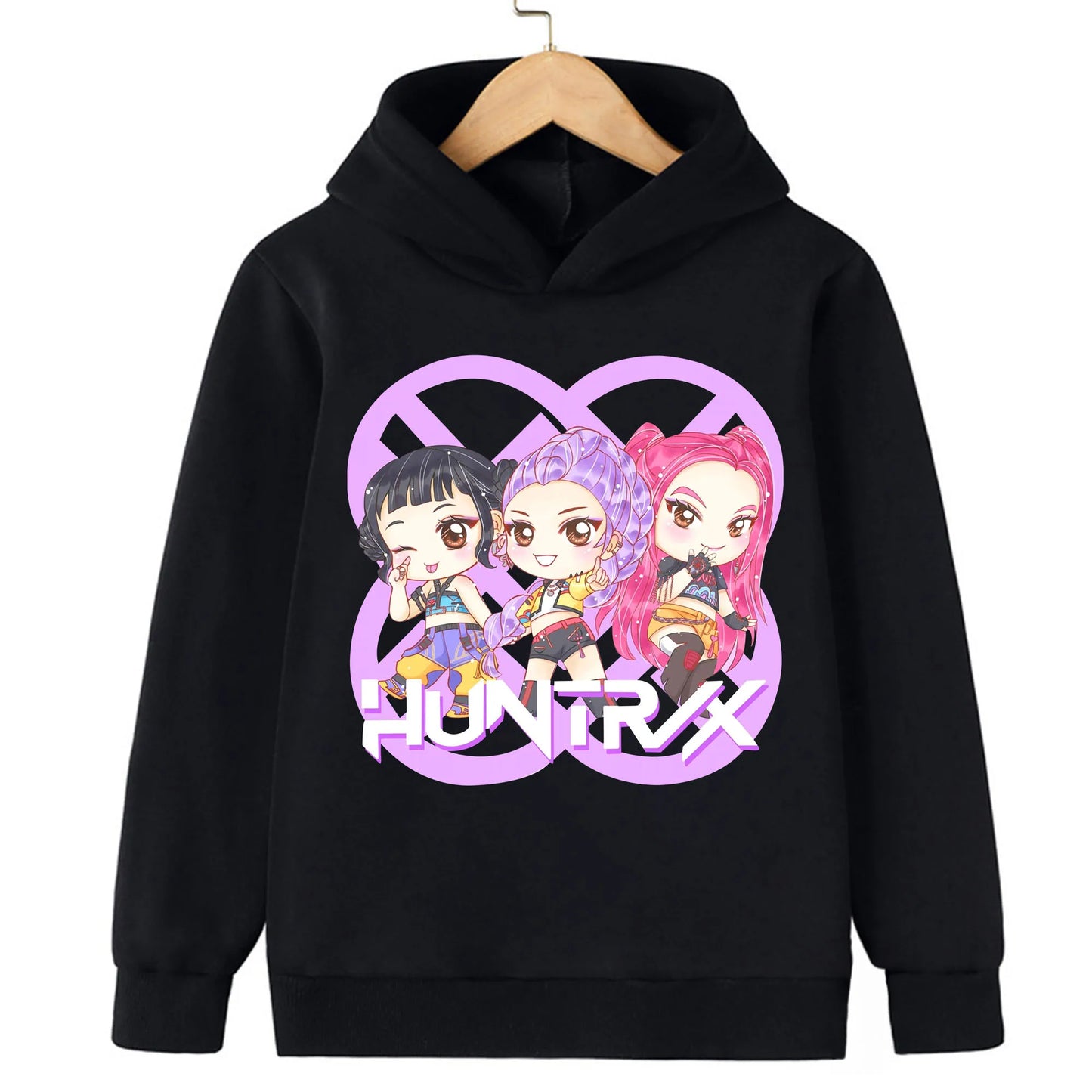 KPop Demon Hunters : Toddler Girl Clothes Demon Hunters Fashion Hoodie Clothes Child Girl Movie New Sweatshirts Casual Tops