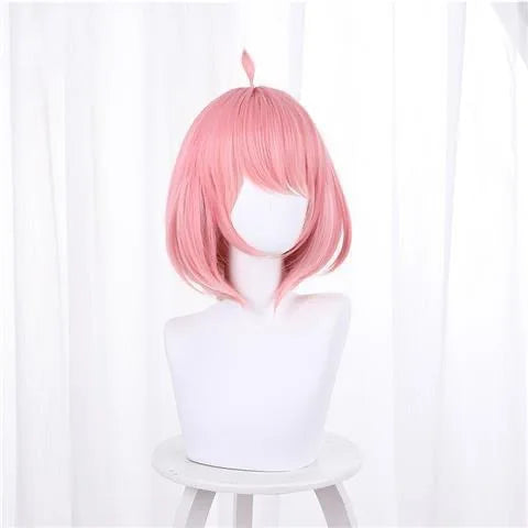 Spy x Family: Anya Forger Cosplay Costume Set for Black Dress Uniform Pink Wig And Stockings for Child Girls Party O
