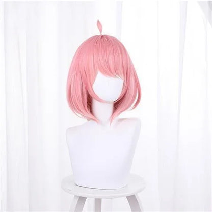Spy x Family: Anya Forger Cosplay Costume Set for Black Dress Uniform Pink Wig And Stockings for Child Girls Party O