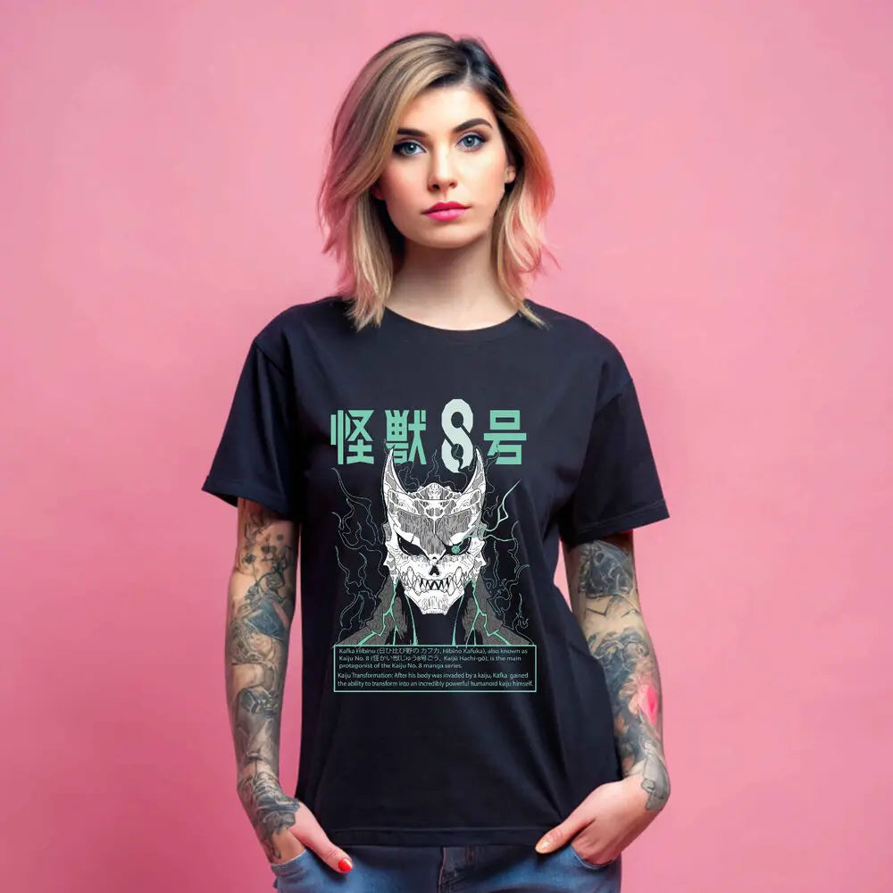 Kaiju No. 8 :T-shirt Mina Shiro kaij HoshinaGift Manga Best Anime Shirt allsize361