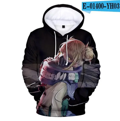My Hero Academia: Midoriya Izuku All Might Cosplay Costume School Uniform Boku No Hero Academia 3D Print Mens Hoodies Sweatshirts