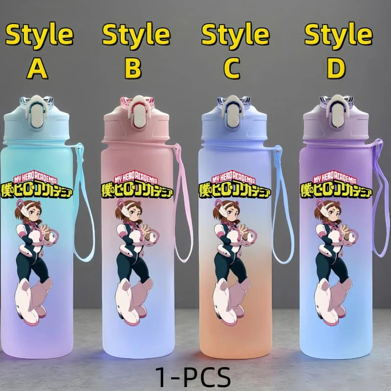 My Hero Academia: Character Water Cup Outdoor Large Capacity Portable Rope Drinking Bottle Children's Gift Drinking Kettle