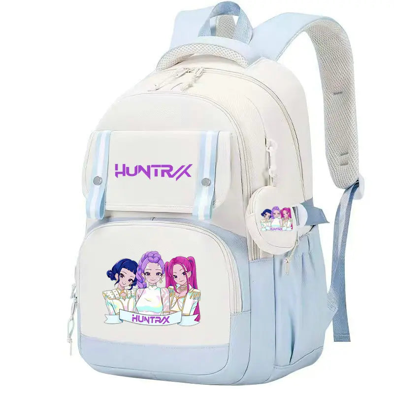 KPop Demon Hunters: Backpack Print Capacity Lightweight Daypack Schoolbag Girl Casual Travel Commute Bag
