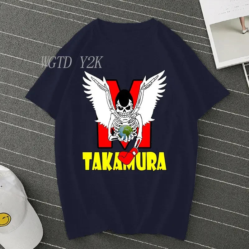 Hajime No Ippo: Kamogawa Boxing Gym T Shirt Unisex Casual Makunouchi Takamura Graphic T-Shirts Clothing Harajuku Streetwear