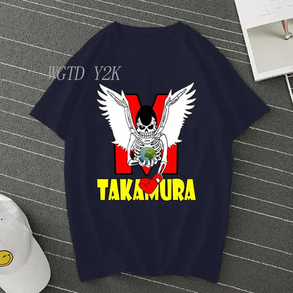 Hajime No Ippo: Kamogawa Boxing Gym T Shirt Unisex Casual Makunouchi Takamura Graphic T-Shirts Clothing Harajuku Streetwear