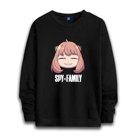 Spy x Family: anime sweatshirts  women's round neck top couple round neck hoodie couple loose casual fashion