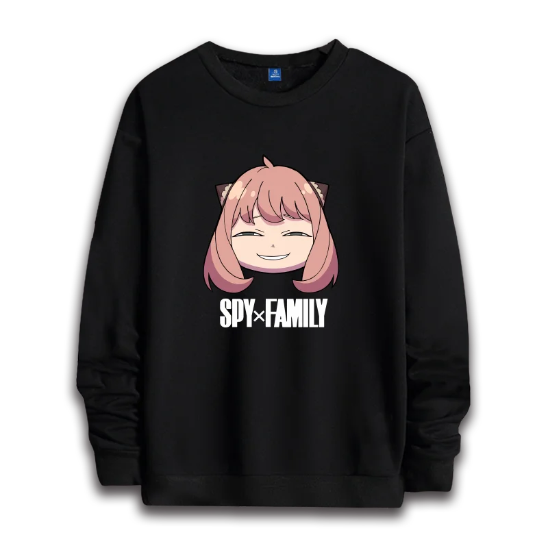 Spy x Family: anime sweatshirts  women's round neck top couple round neck hoodie couple loose casual fashion