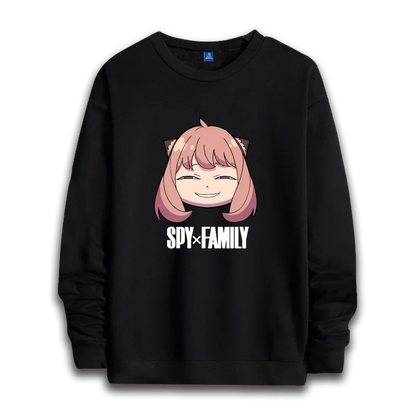 Spy x Family: anime sweatshirts  women's round neck top couple round neck hoodie couple loose casual fashion