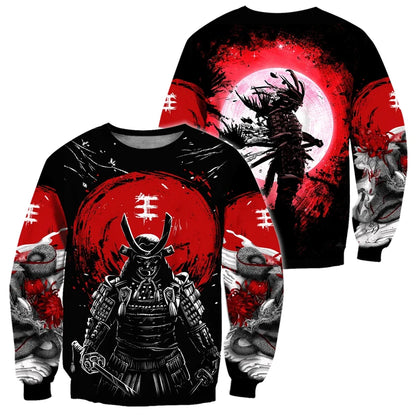 I.L.F.A.: Japanese Mythology Mask Printed Sweatshirt Men's Clothes Harajuku Street Pullover Top 3D Printed Mysterious Culture Sweatshirts