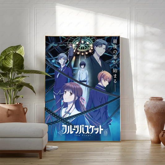 Fruits Basket: Sweet Poster Sticky Wall Art Printing Waterproof Home Living Bed Room Bar Hallway Aesthetic Decor