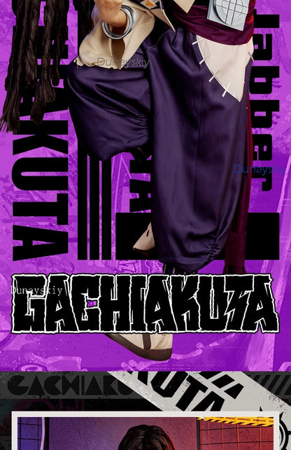 Gachiakuta: Jabber Wonger Cosplay Costume GACHIAKUTA Halloween Uniform Anime Outfit Halloween Cos Halloween Party Costume Sexy For Men