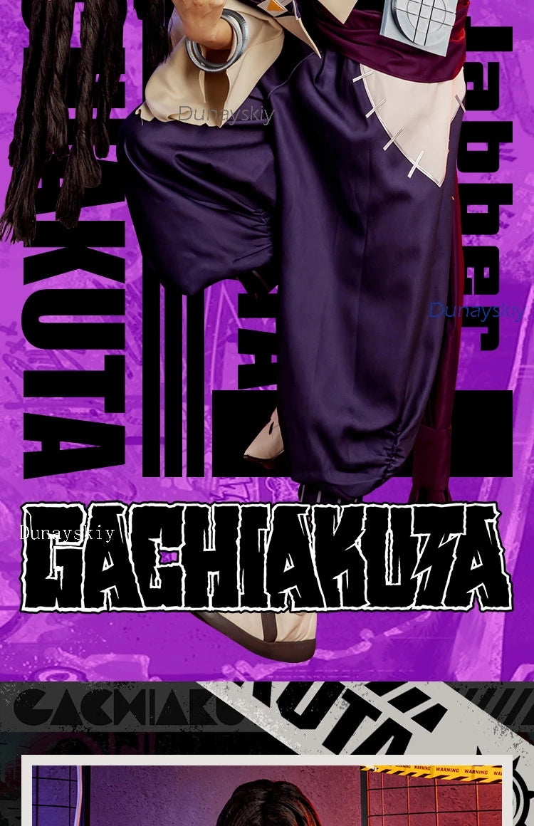 Gachiakuta: Jabber Wonger Cosplay Costume GACHIAKUTA Halloween Uniform Anime Outfit Halloween Cos Halloween Party Costume Sexy For Men