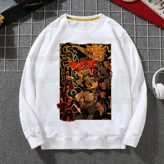 Gachiakuta: Tome Anime Hoodies Sweatshirts Hooded Boys Men/women Classic Cartoon printed Clothes Custom