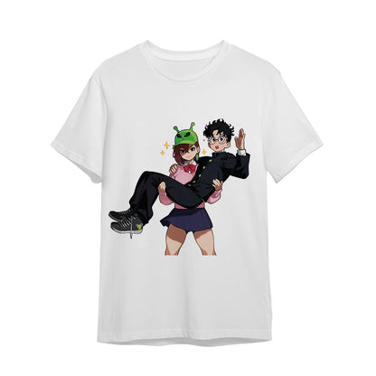 Dandadan: 3D Printed Men T Shirt Baggy Manga Pattern T-shirts Cartoon Clothing Japanese Style T-shirty Tops