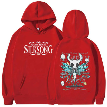 Hollow Knight: Silksong Game 2025 Hoody Men Gothic Fashion Aesthetic Clothing Sweatshirt Casual Loose Oversized Long Sleeve Hoody