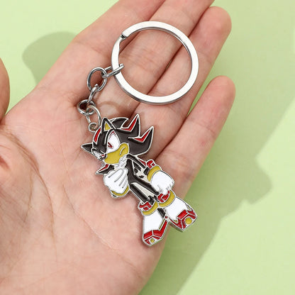 Sonic the  Hedgehog: Shadow The Hedgehog Pendant Character Necklace OR Keychain