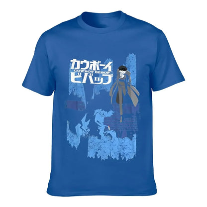 Cowboy Bebop : New Fashion Top Tees Spike Anime Opening Credits Officially Printed heavyweight Sweatshirt Licensed Adult T-Shirt