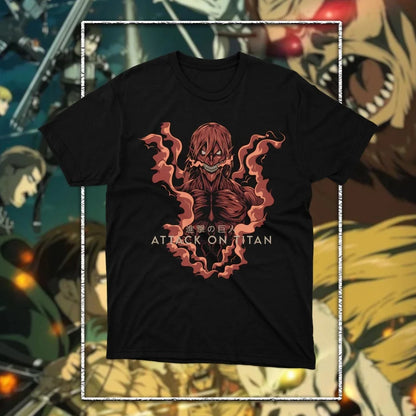 Attack on Titan: Graphic Printed T-shirt Men's and Women's T-shirt Men's Top Sports T-shirt 2026 Summer New