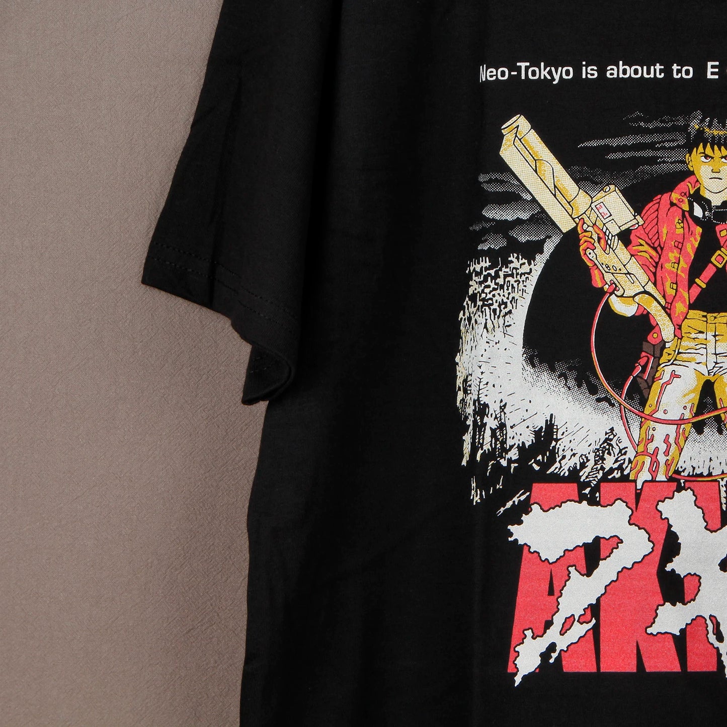 Akira: T-Shirt Neo Tokyo Explosion Otomo Katsuhiro METROPOLIS Memories Anime Cotton Black Tee