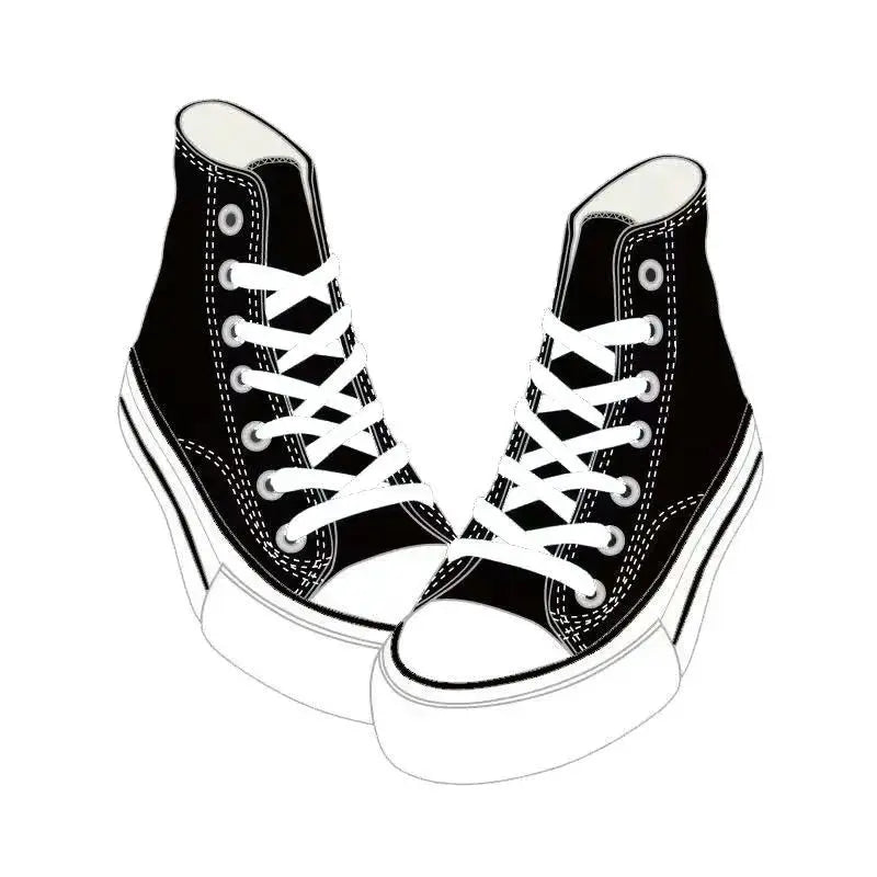 My Hero Academia: high-top canvas shoes anime Izuku Midoriya student capplet shoes breathable and comfortable holiday gift