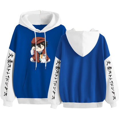 Bungo Stray Dogs: Kawaii Boy Edogawa Rampo Hoodies Harajuku Creative Cartoon Streetwear Long Sleeve Loose Sweatshirt