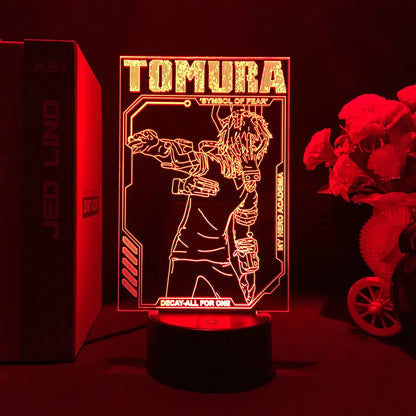 My Hero Academia: Nightlight Midoriya Todoroki Bakugou Action Figure For Kids Child Led Acrylic Stand Gift