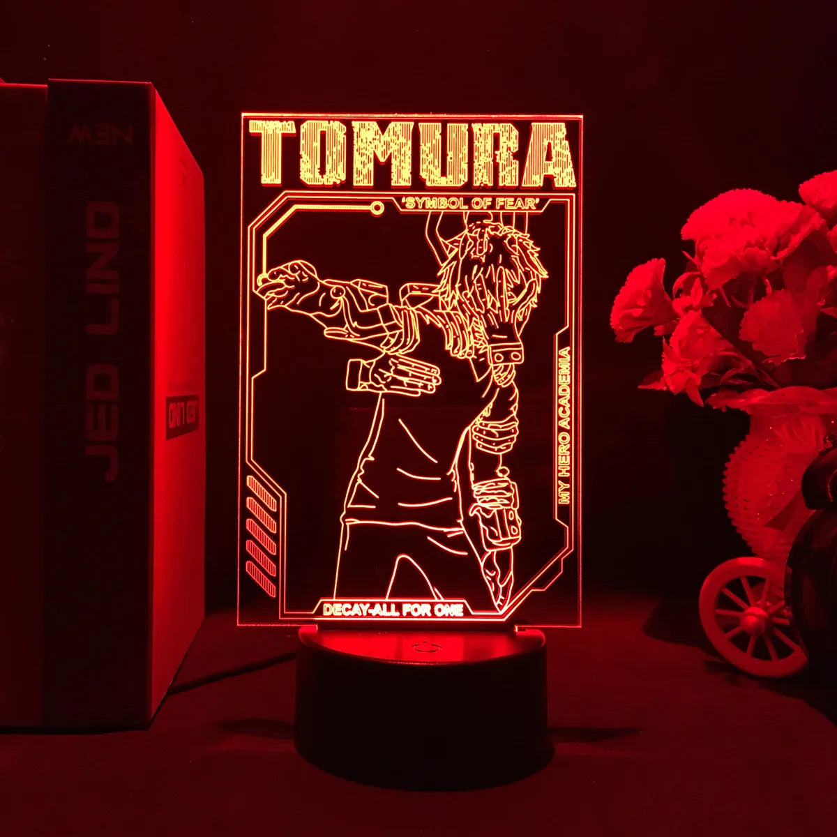 My Hero Academia: Nightlight Midoriya Todoroki Bakugou Action Figure For Kids Child Led Acrylic Stand Gift