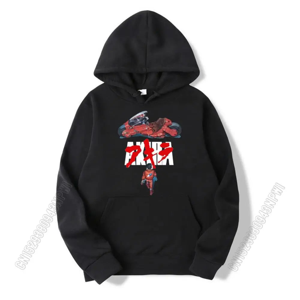 Akira: Synthwave Hoodie Sweatshirt 100% Hoodies Loose Fitness Style Hoody