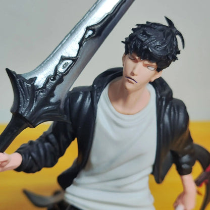 Solo Leveling: 20cm  Sung Jin Woo Model Figure Statue Decoration Toys Hobbies Holiday Gift