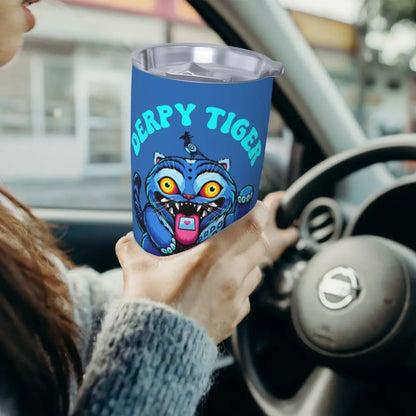 KPop Demon Hunters - Derpy  Insulated Tumbler with Lid Vacuum Thermal Mug Outdoor Travel Car Bottle Cup, 20oz