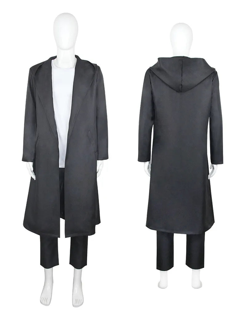 Solo Leveling: Seong Jin woo Cosplay Uniform Costume  Roleplay Coat Pants Outfits Halloween Carnival Party Disguise Suit