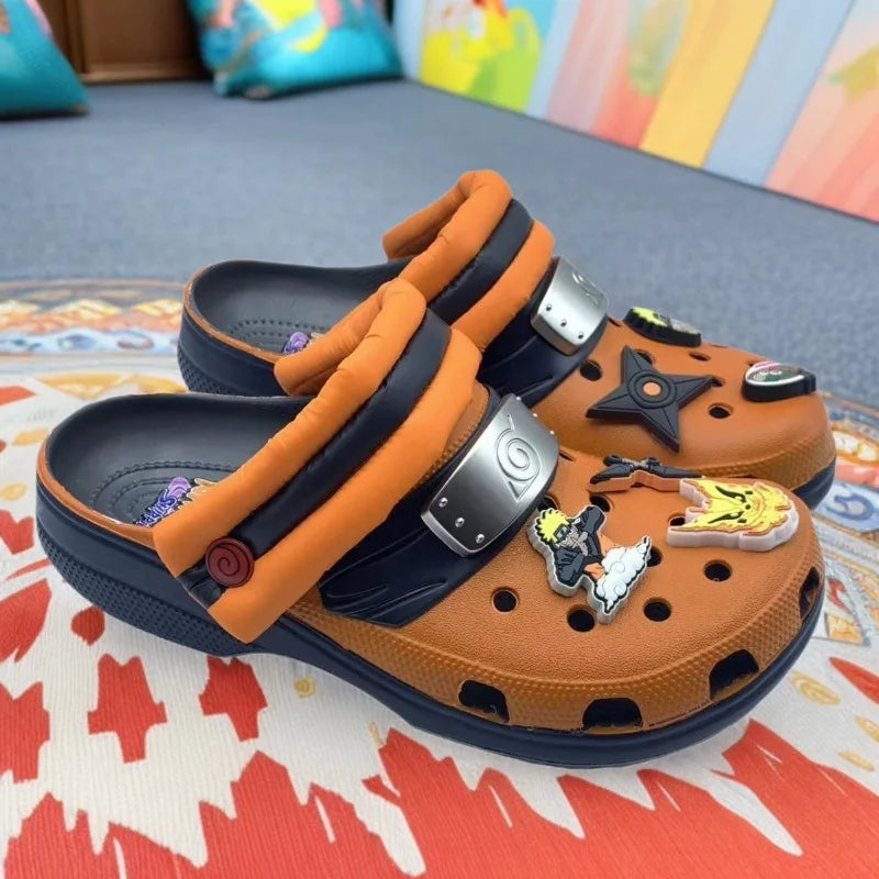 Naruto:  Kakashi Itachi Anime Slippers Outdoor Travel Beach Sandals Gift Men Non-Slip Home Shoes Slipper Cartoon Sasuke Cave Shoes