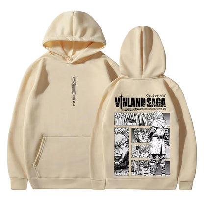 Vinland Saga: Hoodies Manga Thorfinn Karlsefni Graphic Men's Women Clothing Hooded Sweatshirts Harajuku Oversized Pullovers